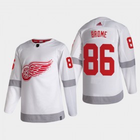 Detroit Red Wings Mathias Brome 86 2020-21 Reverse Retro Authentic Shirt - Mannen